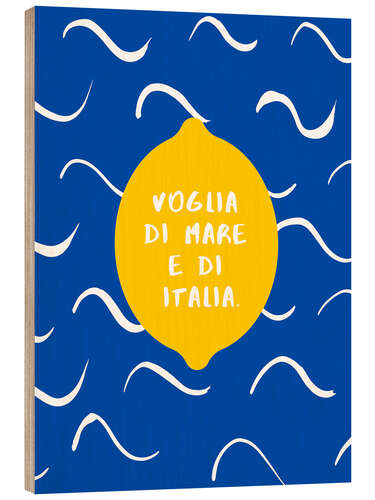 Cuadro de madera Voglia di mare