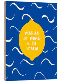 Cuadro de madera Voglia di mare - Ohkimiko
