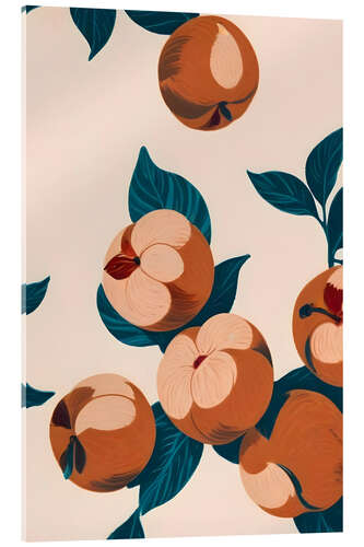Stampa su vetro acrilico Half Eaten Peaches