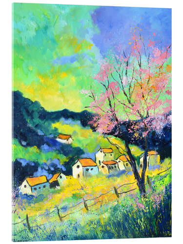 Obraz na szkle akrylowym Pink spring