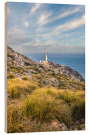 Print på træ Lighthouse at Cap Formentor, Mallorca - Christian Müringer