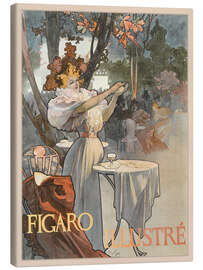 Quadro em tela Figaro Illustré - Alfons Mucha