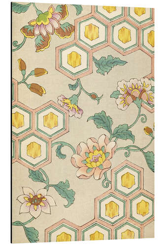 Stampa su alluminio Floral Design 150, Shin-Bijutsukai