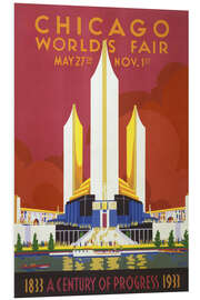 Hartschaumbild Chicago World's Fair, 1933