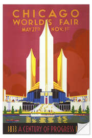 Wandsticker Chicago World's Fair, 1933