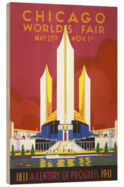 Holzbild Chicago World's Fair, 1933