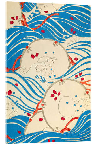 Akrylglastavla Floral Design 89, Shin-Bijutsukai