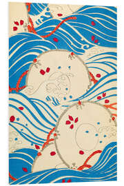 Hartschaumbild Florales Design 89, Shin-Bijutsukai