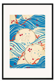 Gerahmter Kunstdruck Florales Design 89, Shin-Bijutsukai