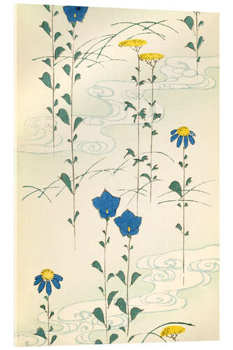 Stampa su vetro acrilico Floral Design 20, Shin-Bijutsukai