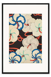 Gerahmter Kunstdruck Florales Design 84, Shin-Bijutsukai