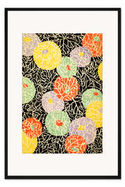 Gerahmter Kunstdruck Florales Design 300, Shin-Bijutsukai