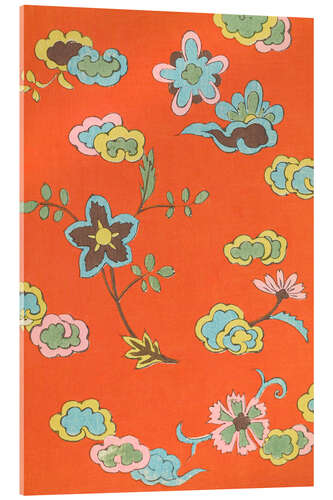 Acrylglasbild Florales Design 33, Shin-Bijutsukai