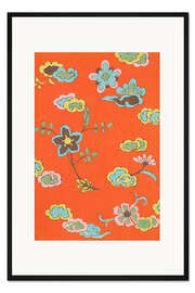 Gerahmter Kunstdruck Florales Design 33, Shin-Bijutsukai