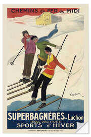 Wandsticker Superbagnères-Luchon, 1929