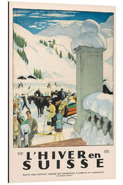 Magnettafel Winter in der Schweiz (französisch)