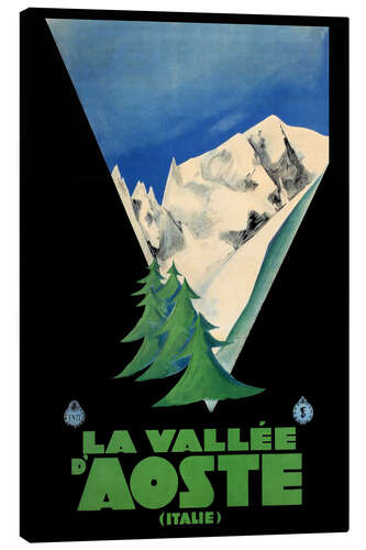 Leinwandbild La Vallée d'Aoste (Italien)