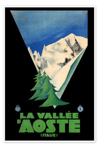 Poster La Vallée d'Aoste (Italy)