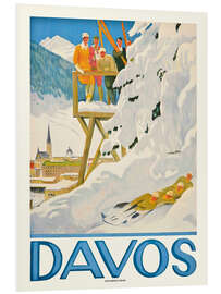 Hartschaumbild Davos, 1918