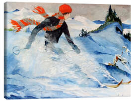 Canvas print Christiania skiing - Jupp Wiertz