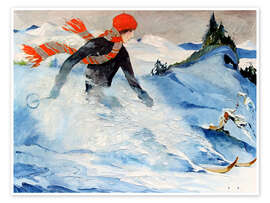 Wall print Christiania skiing - Jupp Wiertz