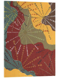 Stampa su vetro acrilico Design from Shin-bijutsukai, 1901-1902 I