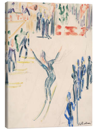 Tableau sur toile Ski Jumper, 1936