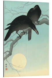 Alubild Krähen im Mondlicht, 1927