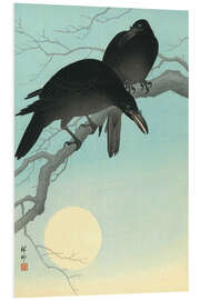 Obraz na PCV Crows in the moonlight, 1927