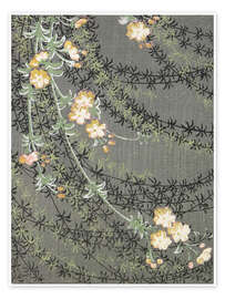 Reprodução Floral design from Shin-bijutsukai, 1901-1902 - Korin Furuya