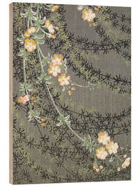 Quadro de madeira Floral design from Shin-bijutsukai, 1901-1902 - Korin Furuya