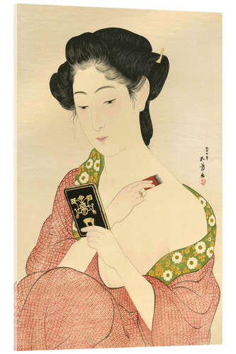 Cuadro de metacrilato Woman applying makeup, 1918