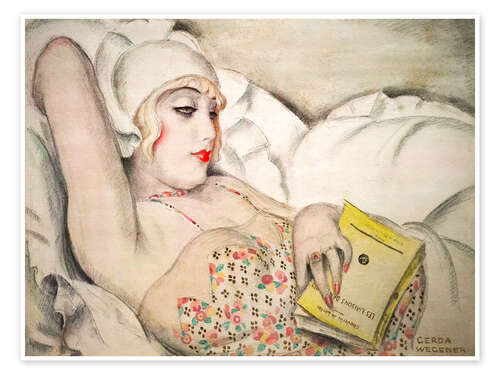 Poster La Sieste, 1922