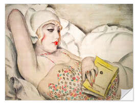 Wall sticker La Sieste, 1922 - Gerda Wegener