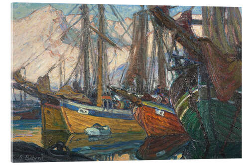 Tableau en verre acrylique A Quiet Evening - Study from North Norway