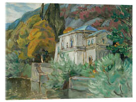 Quadro em acrílico By Lake Como - Study from Italy, 1928 - Anna Katarina Boberg