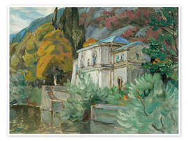 Wall print By Lake Como - Study from Italy, 1928 - Anna Katarina Boberg