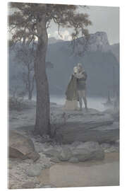 Acrylglasbild Der Abschied (aus der Sage von Frithiof), 1880 - August Malmström