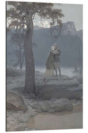 Obraz na aluminium The Farewell (from Frithiof's saga), 1880 - August Malmström