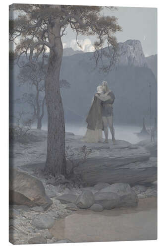 Quadro em tela The Farewell (from Frithiof's saga), 1880