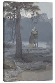 Quadro em tela The Farewell (from Frithiof's saga), 1880 - August Malmström