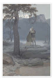 Wall print The Farewell (from Frithiof&#039;s saga), 1880 - August Malmström