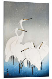 Gallery Print Reiher im Schnee