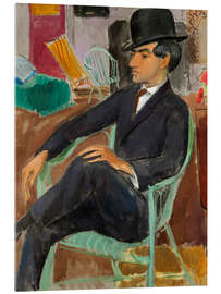 Acrylic print Portrait of the artist Jules Pascin, 1921 - Isaac Grünewald
