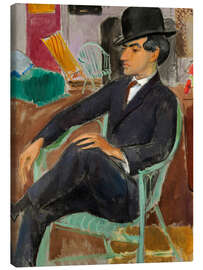 Obraz na płótnie Portrait of the artist Jules Pascin, 1921 - Isaac Grünewald