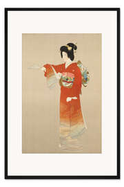 Gerahmter Kunstdruck Japanischer Tanz