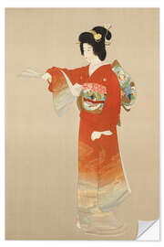 Wall sticker Japanese dance