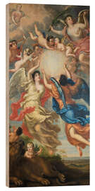 Hout print Allegory of the betrothal of Karl XI and Queen Ulrika Eleonora