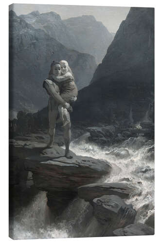 Tableau sur toile Frithiof and Ingeborg, Frithiof's Saga