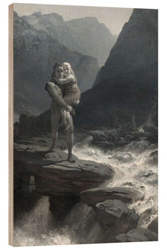 Cuadro de madera Frithiof and Ingeborg, Frithiof's Saga